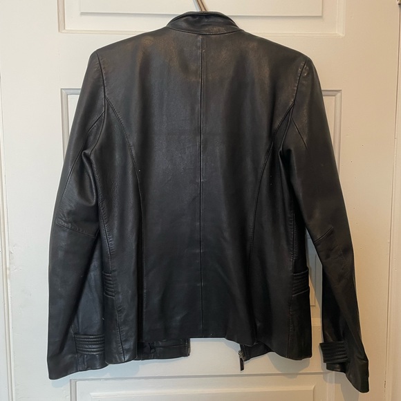 Kenneth Cole Reaction Leather Jacket - Picture 2 of 5